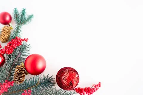 Set of christmas things Stock Photos