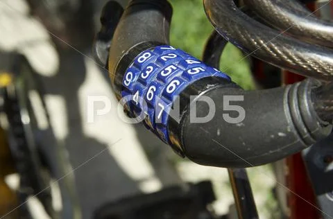 Set ciphers on the lock Stock Photos