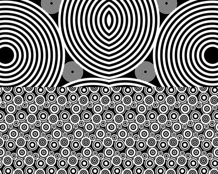 Set of Circle abstract background Stock Illustration