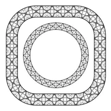 Set of Circle Decorative Frames Stock Illustration