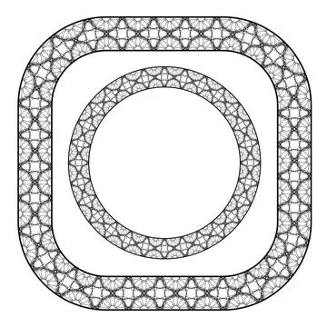 Set of Circle Decorative Frames Set of Circle Decorative Frames Isolated o... Stock Photos
