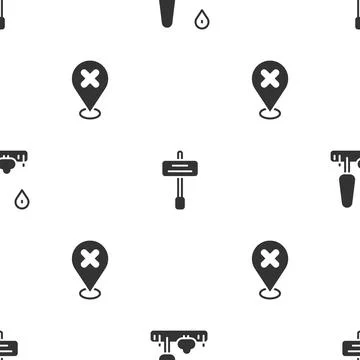 Set City map navigation, Road traffic sign and Location with cross mark on Stock Illustration