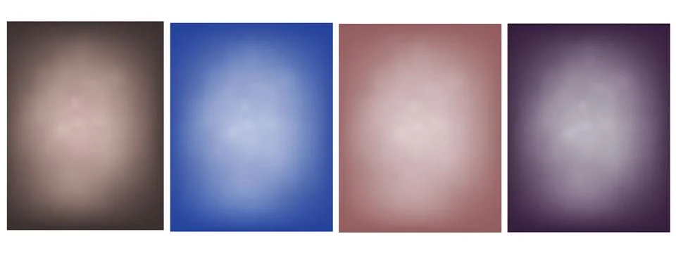 Set of Classical  Studio Backdrop Photography Stock Illustration