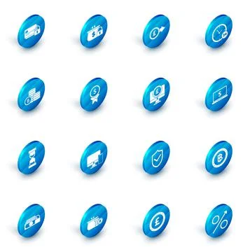 Set Closed wallet with lock, Clock 24 hours, Cryptocurrency coin Bitcoin, Old Stock Illustration