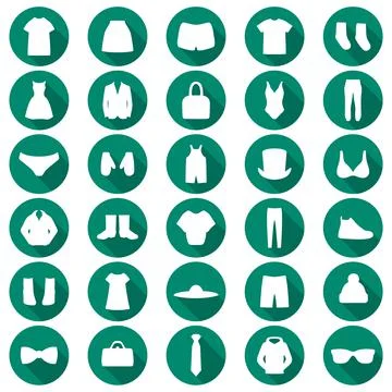 Set clothes Stock Illustration