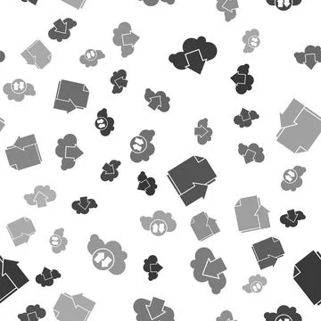 Set Cloud download, Cloud upload, Upload file document and Cloud download and イラスト素材