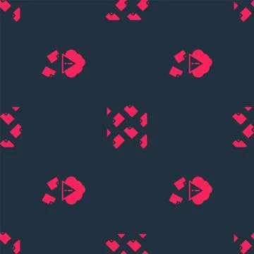 Set Cloud hacking and Data stream on seamless pattern. Vector Stock Illustration