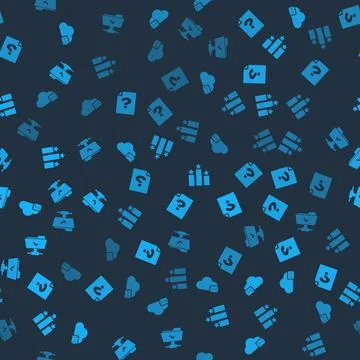 Set Cloud mail server, Unknown document, Ranking star and FTP operation Stock Illustration