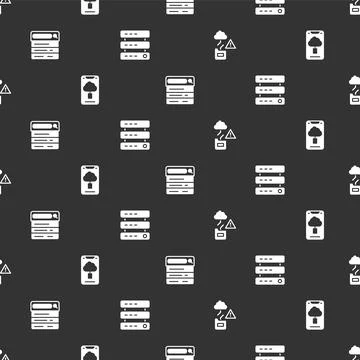 Set Cloud technology data transfer, , Search engine and Server, Data, Web 스톡 일러스트