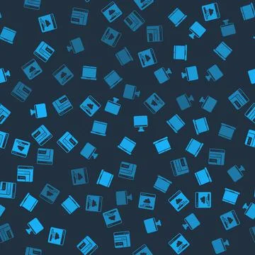 Set Cloud technology data transfer, Laptop, Computer monitor screen and Software Illustrazione stock