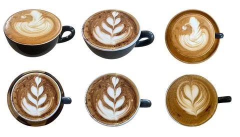 Set of coffee cup-01 Stock Photos