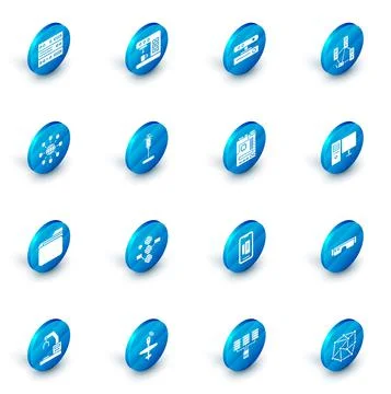 Set Coffee machine, Motion sensor, Computer network, Social, Document folder 스톡 일러스트