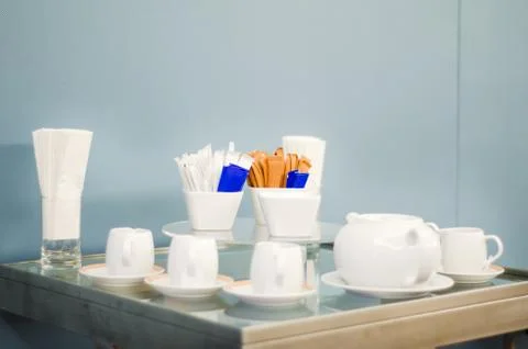 Set of coffee Foto stock