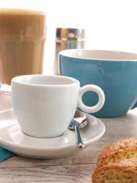 Set of coffee Stock Photos