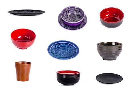 Set collection isolated on white background Stock Photos