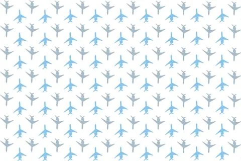 Set collection plane passenger icon gray blue many infinite series 스톡 일러스트