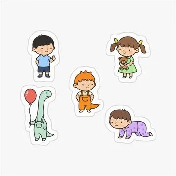Set of collection vector set for elements, stiker, and clipart イラスト素材