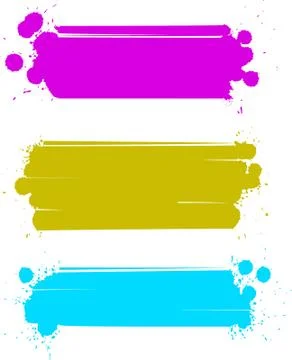 Set of color banners, vector Stock Illustration