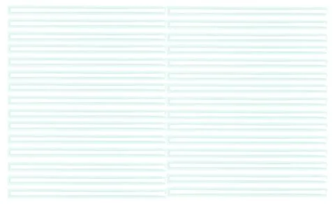 Set color lines light brush stroke. Stock Illustration
