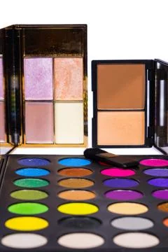 Set color of make-up Stock Photos