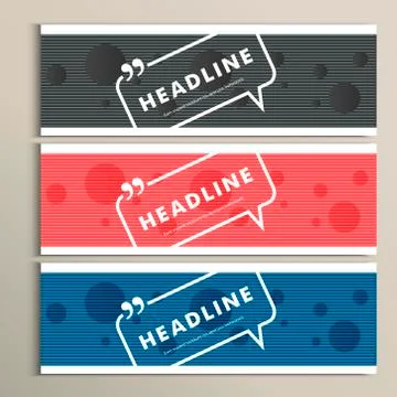 Set of color round for abstract design Stock Illustration