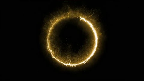 Set of colored circles with sparkling light shine. Stockbeeldmateriaal 142321684