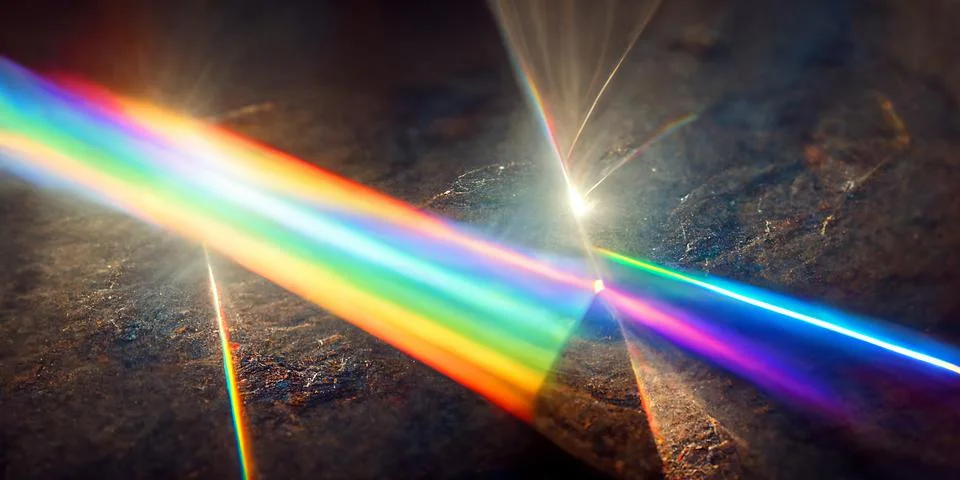 Set of colored crystals. Beautiful light heaven crystal. World of crystals. Stock Illustration