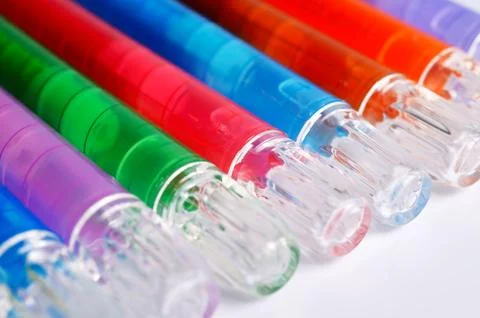 Set of colored pencils. Stock Photos