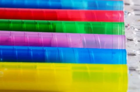 Set of colored pencils. Stock Photos