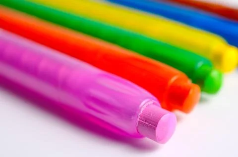 Set of colored pencils. Stock Photos