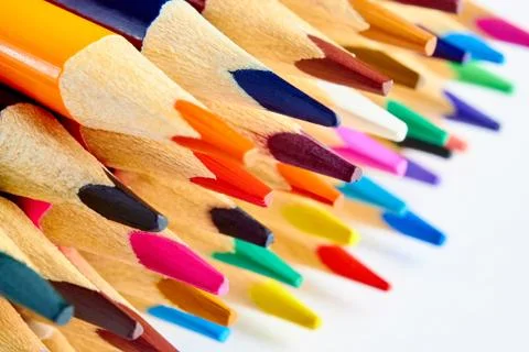 A set of colored pencils Stock-Fotos
