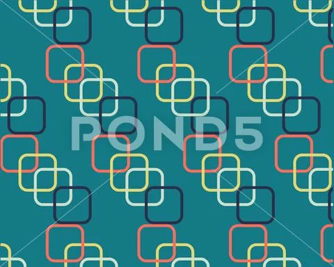 Set of colored squares orange green beige yellow on dark background Stock Illustration