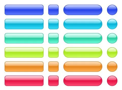 Set of colored web background buttons Stock-Illustration