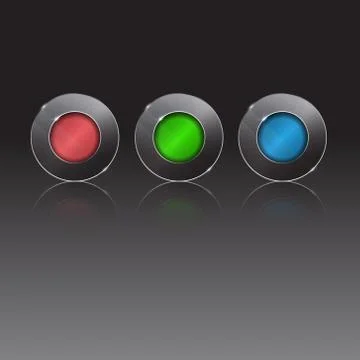 Set of colorful 3d buttons. Vector illustration. progress steps vector button 스톡 일러스트