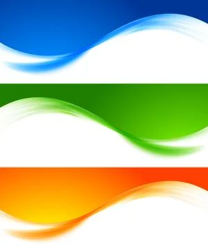 Set of colorful banners Stock Illustration