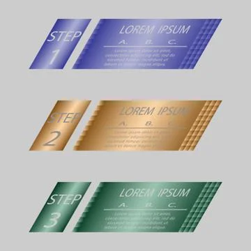 Set of colorful banners Stock Illustration