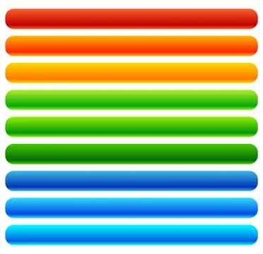 Set of colorful button / banner backgrounds with empty space Ilustración de archivo