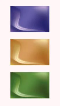 Set of colorful gradient banners Stock Illustration
