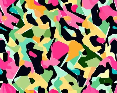 Set of colorful leaf patterns. For web, wallpaper and background. Illustrazione stock