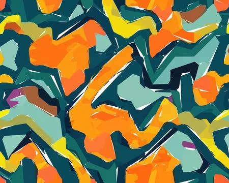 Set of colorful leaf patterns. For web, wallpaper and background. イラスト素材