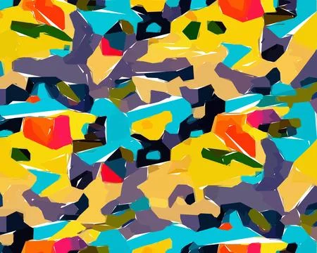 Set of colorful leaf patterns. For web, wallpaper and background. Stock Illustration