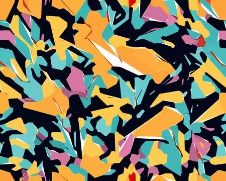 Set of colorful leaf patterns. For web, wallpaper and background. Illustrazione stock