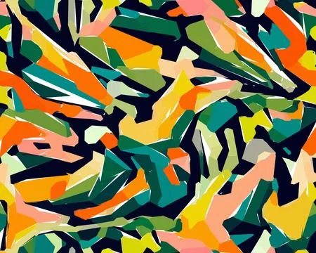 Set of colorful leaf patterns. For web, wallpaper and background. イラスト素材