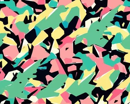 Set of colorful leaf patterns. For web, wallpaper and background. イラスト素材