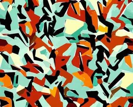 Set of colorful leaf patterns. For web, wallpaper and background. イラスト素材