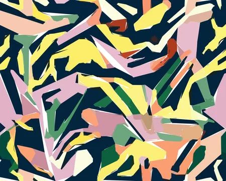 Set of colorful leaf patterns. For web, wallpaper and background. イラスト素材