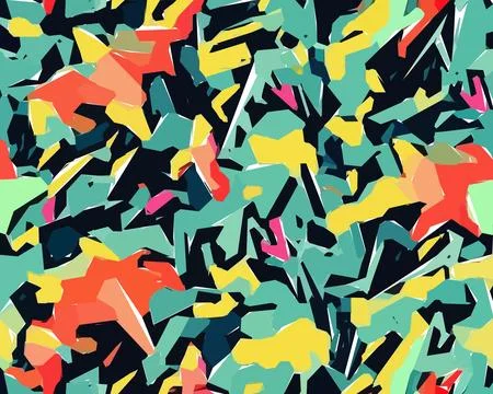 Set of colorful leaf patterns. For web, wallpaper and background. イラスト素材