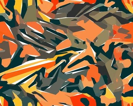 Set of colorful leaf patterns. For web, wallpaper and background. Stock Illustration