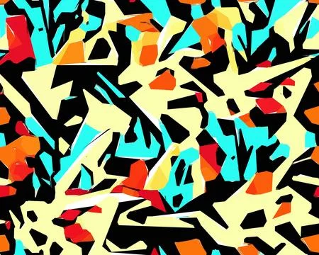 Set of colorful leaf patterns. For web, wallpaper and background. Stock Illustration