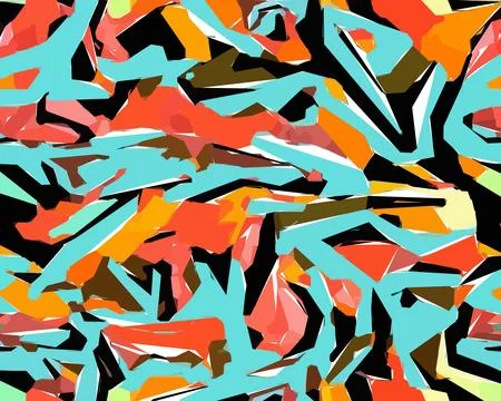 Set of colorful leaf patterns. For web, wallpaper and background. Stock Illustration